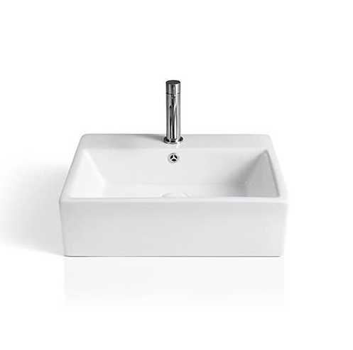 화이트 사각 탑볼 세면대 530