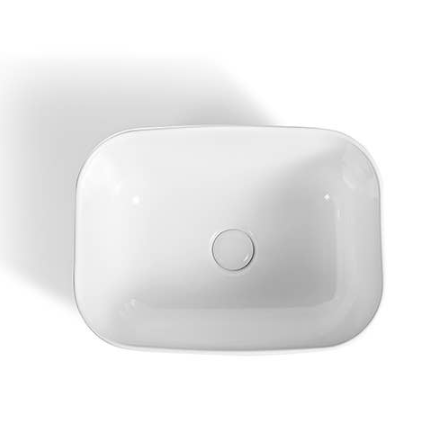 유럽풍 디자인 화이트 탑볼 세면대 450