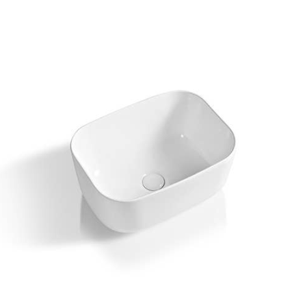 유럽풍 디자인 화이트 탑볼 세면대 450