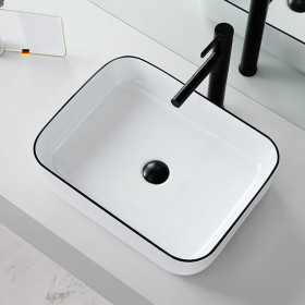 ST-L1025BL 블랙라인 사각 탑볼 탑카운터 세면기 세면대