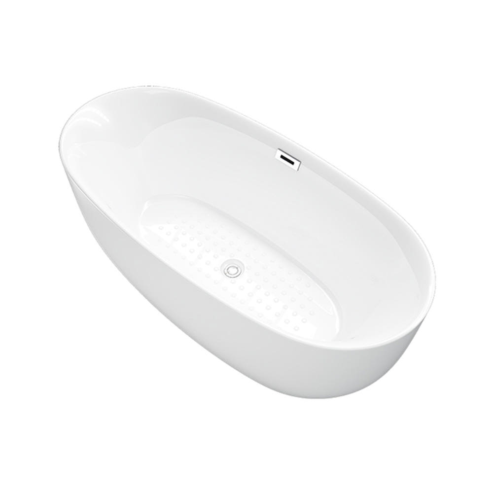 ST-NA6055 타원형 아크릴 모던 심플한 고급 이동식 이동형 프리스탠딩 욕조