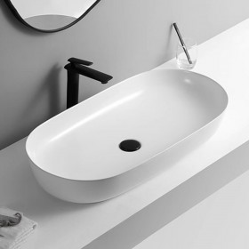 ST-L1575 화이트 특대형 대형 초대형 심플한 탑볼 탑카운타 세면대 세면기