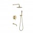 ST-1048-3BG 3기능 무광 골드 금색 벽매립형 매립식 레인 욕조 샤워 수전