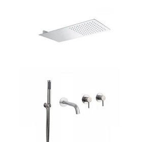 ST-1088-3NB 3기능 무광 니켈 벽매립형 매립식 폭포 레인 욕조수전 샤워수전