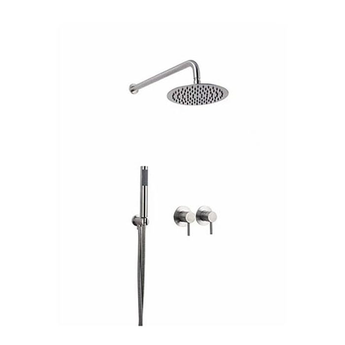 ST-1028NB 무광 니켈 벽매립형 매립식 욕조수전 샤워수전