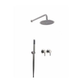 ST-1028NB 무광 니켈 벽매립형 매립식 욕조수전 샤워수전