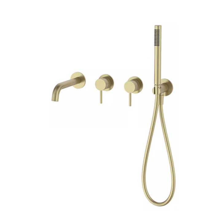 ST-1029BG 무광 골드 벽매립형 매립식 욕조수전 샤워수전