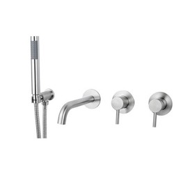 ST-1029NB 무광 니켈 벽매립형 매립식 욕조수전 샤워수전