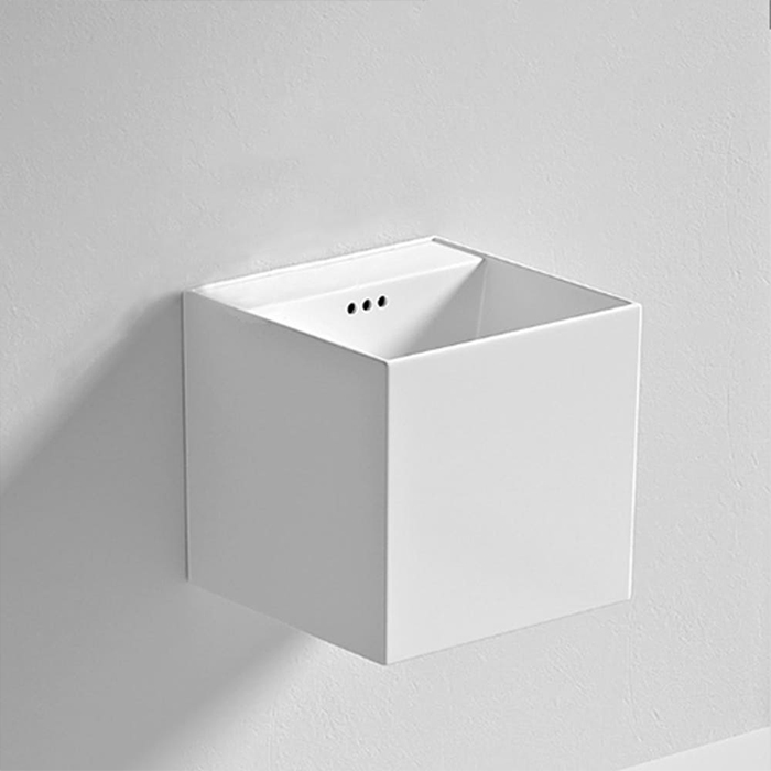 ST-L203A 사각 무타공 반다리 벽걸이 벽붙이 세면대 세면기