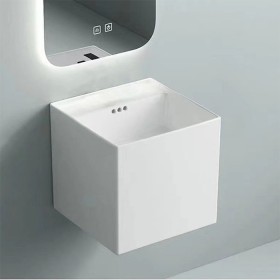 ST-L203A 사각 무타공 반다리 벽걸이 벽붙이 세면대 세면기