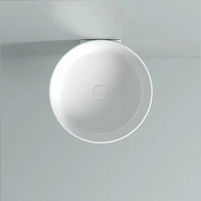 ST-L202A 원형 무타공 반다리 벽걸이 벽붙이 세면대 세면기