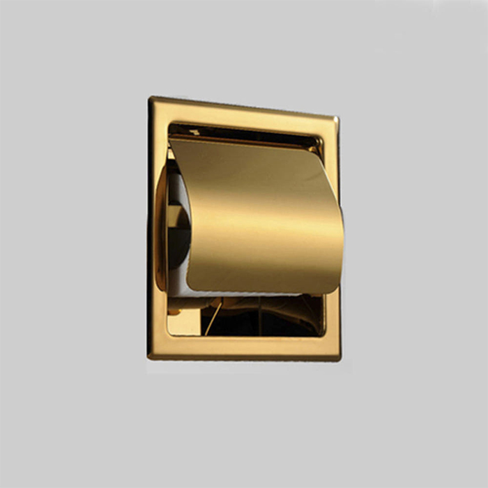 ST-A8079G 매립 매립형 유광 골드 금색 금장 스텐 욕실 화장실 휴지걸이