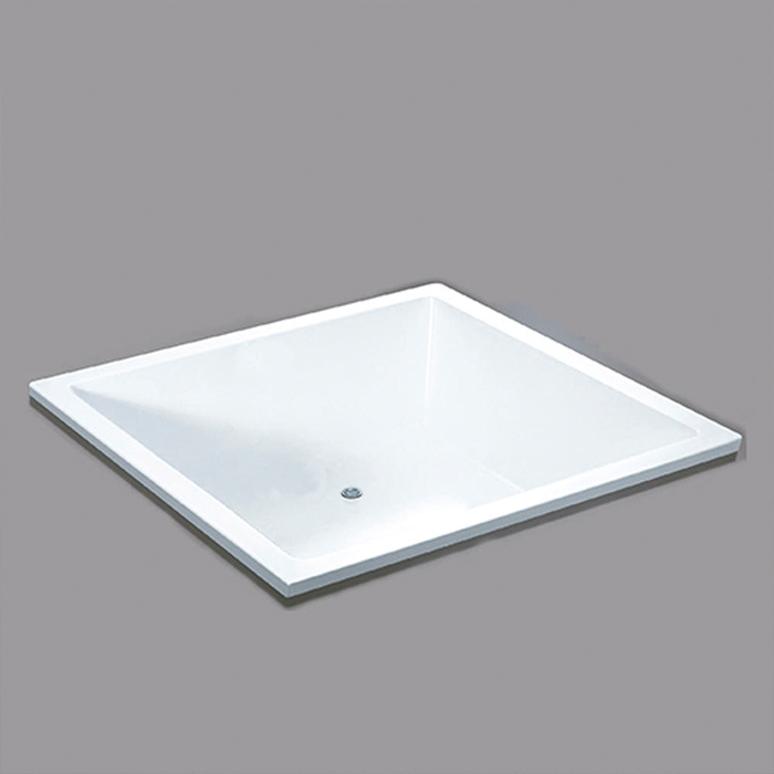 ST-6701Q 정사각 아크릴 매립식 매립형 다운 욕조