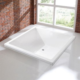ST-6701Q 정사각 아크릴 매립식 매립형 다운 욕조