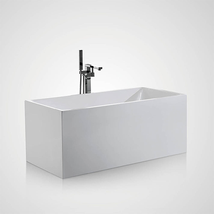 ST-NA6007 직사각 아크릴 모던 심플한 고급 이동식 이동형 프리스탠딩 욕조