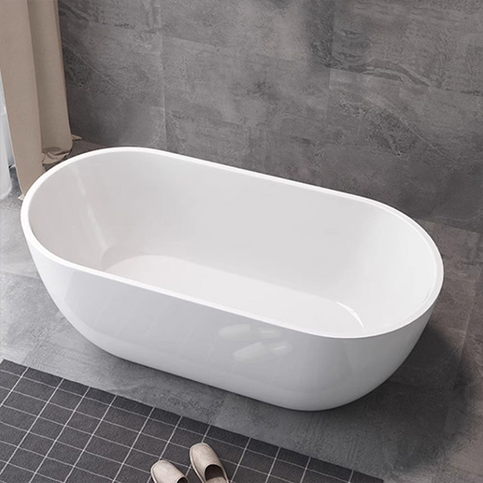 ST-NA6088 타원형 아크릴 모던 심플한 고급 이동식 이동형 프리스탠딩 욕조