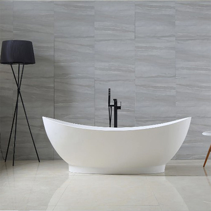 ST-LAR9918 1800x840 인조대리석 레진 액상아크릴 이동형 이동식 프리스탠딩 욕조