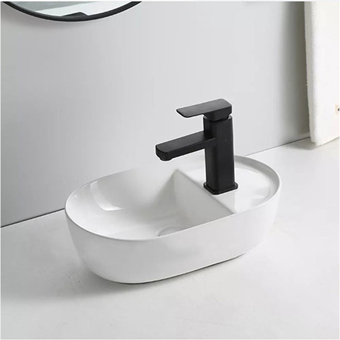 ST-L1370 타원형 소형 미니 작은 모던 고급 심플한 탑볼 탑카운타 세면대 세면기