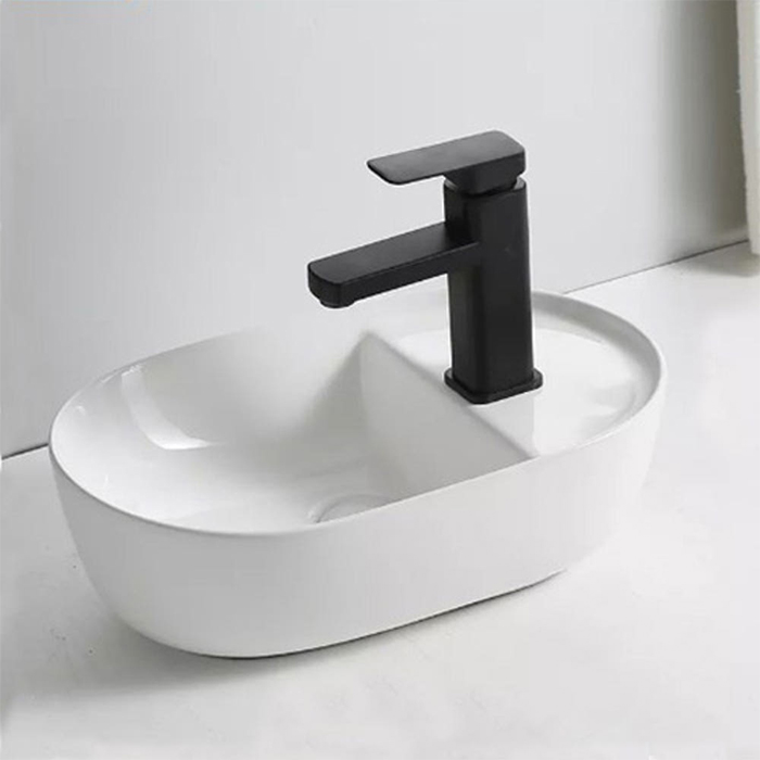 ST-L1370 타원형 소형 미니 작은 모던 고급 심플한 탑볼 탑카운타 세면대 세면기