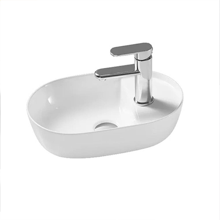 ST-L1370 타원형 소형 미니 작은 모던 고급 심플한 탑볼 탑카운타 세면대 세면기