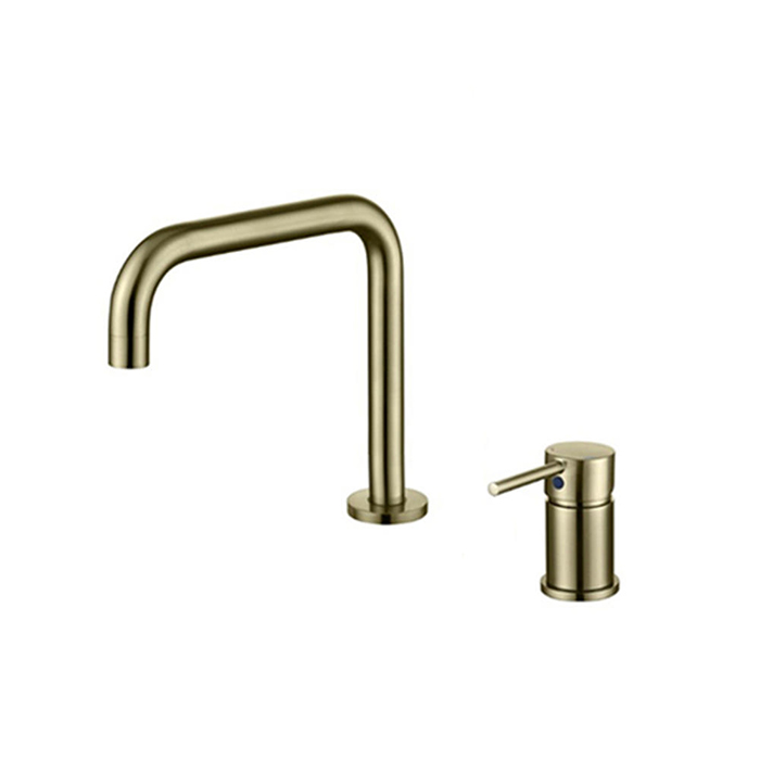 ST-02001BG-무광골드 투홀 매립수전