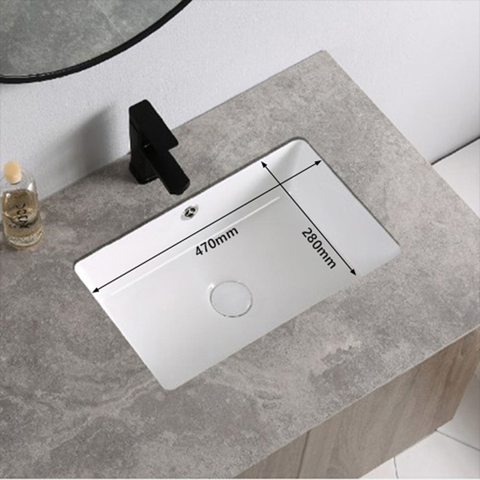 ST-L016U 사각 언더볼 언더카운타 매립 세면대 세면기
