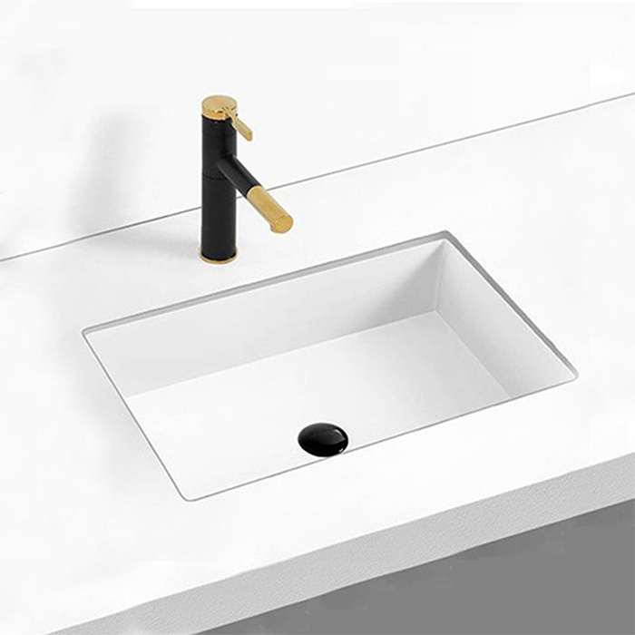 ST-L017U 사각 언더볼 언더카운타 매립 세면대 세면기