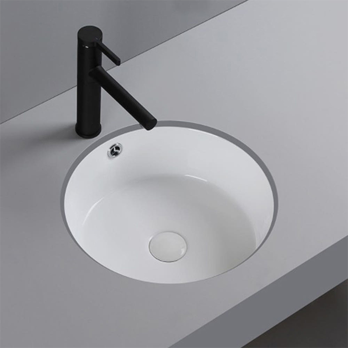 ST-L020U 원형 언더볼 언더카운타 매립 세면대 세면기