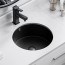 ST-L020U-BLACK 블랙 원형 언더볼 언더카운타 매립 세면대 세면기