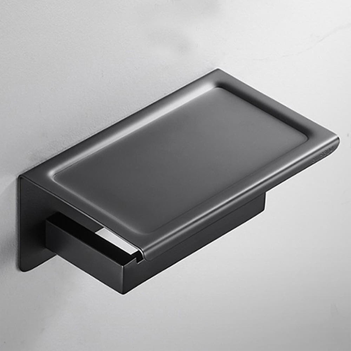 ST-A8072B 노출 무광 블랙 검정 304SUS 스텐 욕실 화장실 휴지걸이