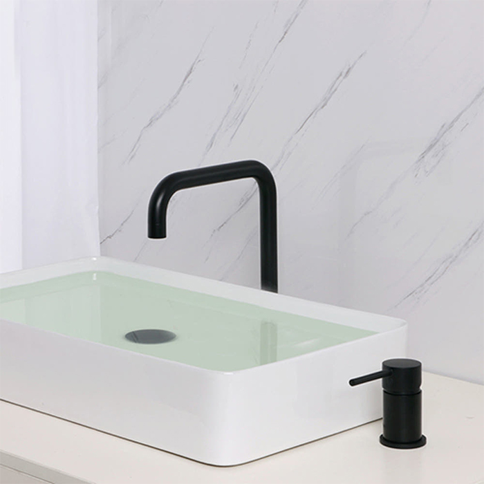 ST-02001B-무광블랙 투홀 매립수전