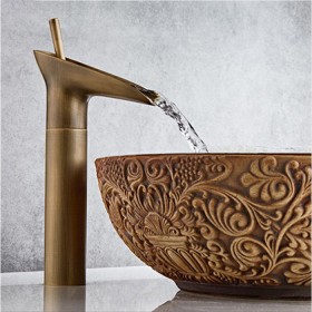 ST-2802BR 황동 앤틱 탑볼수전