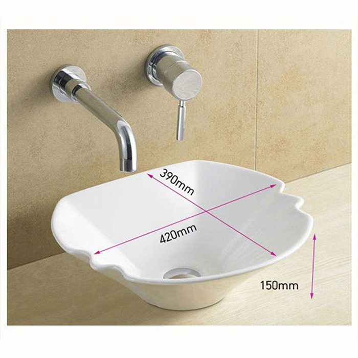 ST-L3257 작은 소형 원형 탑카운터 탑볼 세면기 세면대