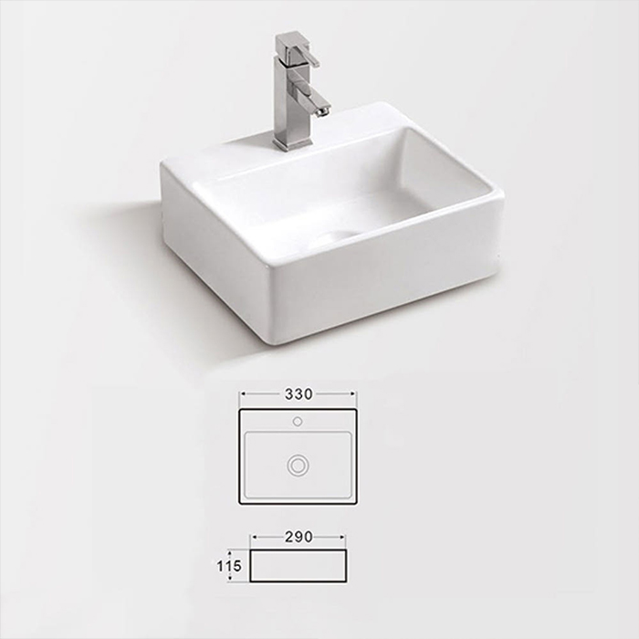 ST-L635-P 미니 작은 소형 벽붙이 벽걸이 세면기 세면대