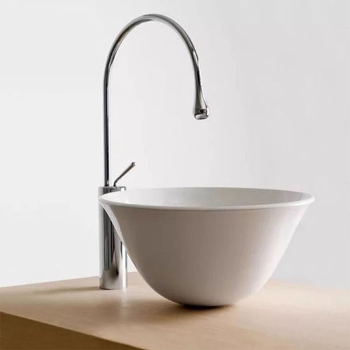 ST-L1174 Matt white 무광 매트 화이트 흰색 탑볼 탑카운터 세면대 세면기