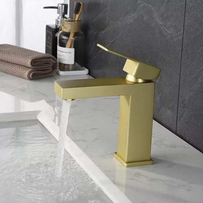 ST-201BG 무광골드 사각 원홀수전