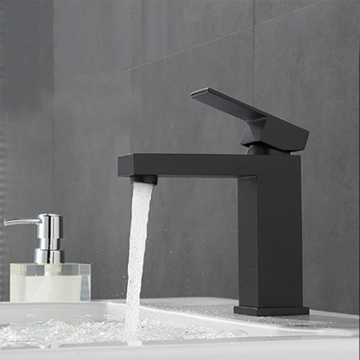 ST-201B 무광블랙 사각 원홀수전