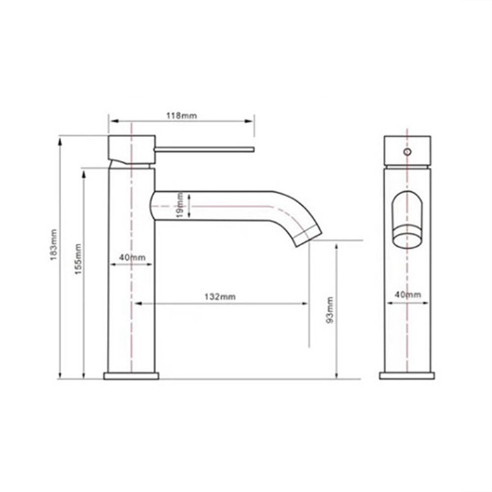 ST-101B 무광블랙 원홀수전