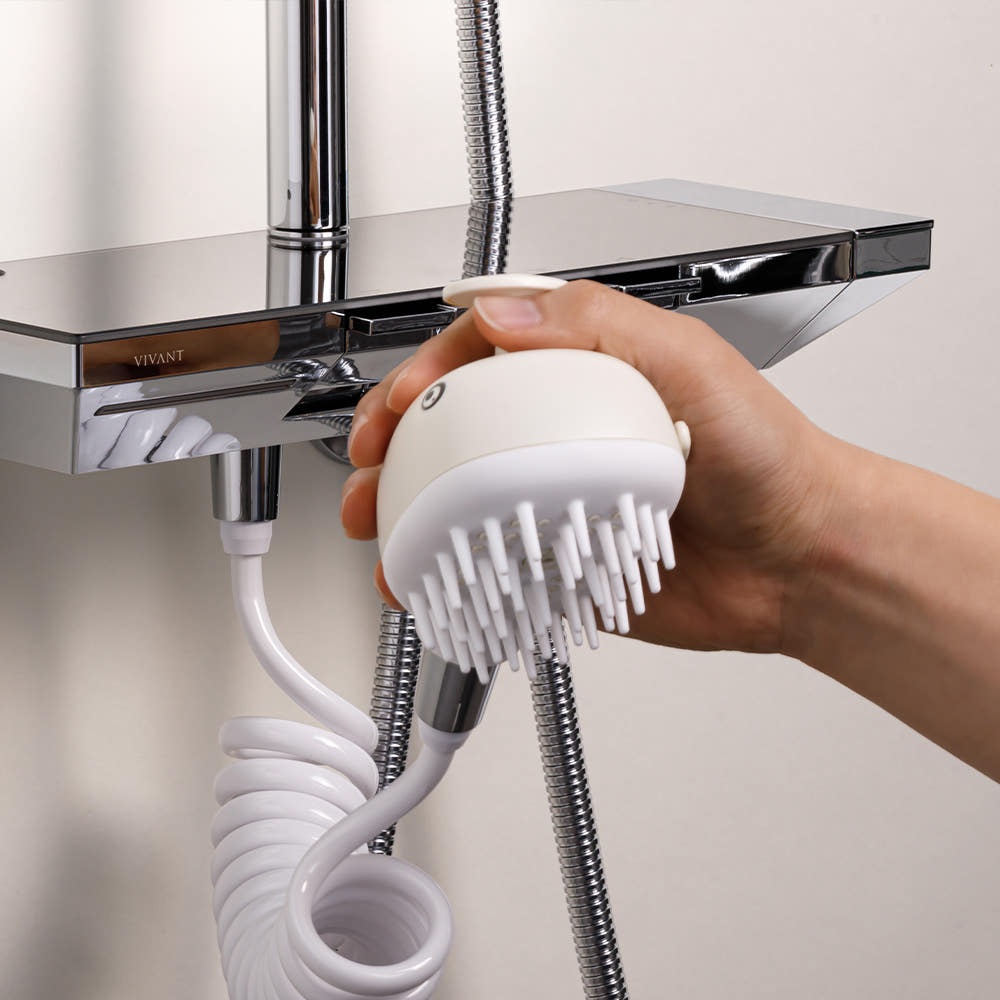 비반트 반려동물전용 샤워기 스마트 4ways 레인샤워수전 크롬 P2-4000 CR