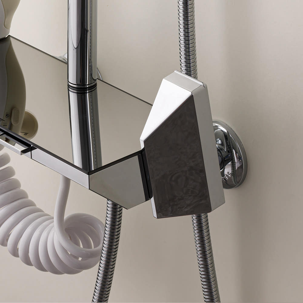 비반트 반려동물전용 샤워기 스마트 4ways 레인샤워수전 크롬 P2-4000 CR