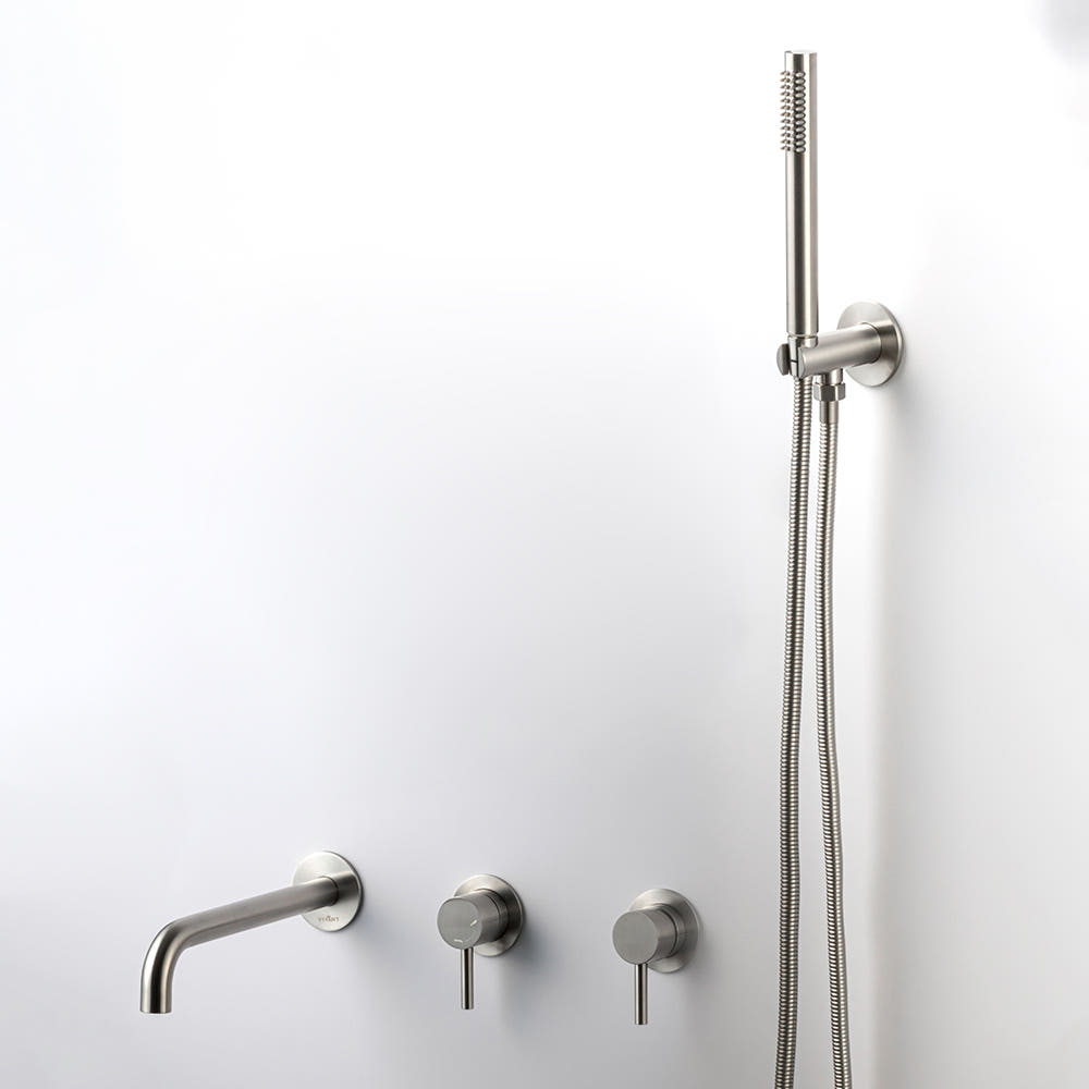 비반트 벽 매립 샤워 수전 니켈 S-PA600 MS