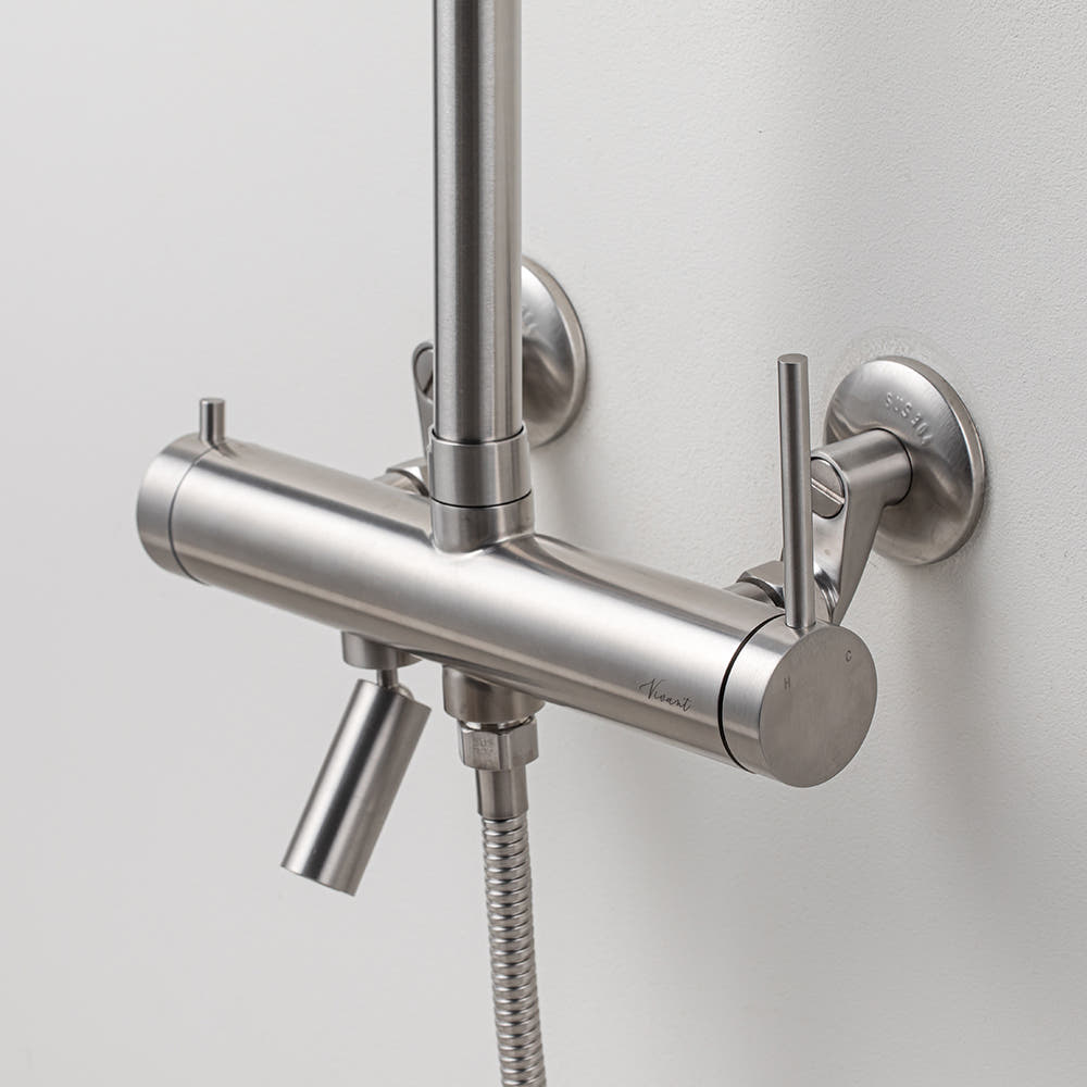 비반트 욕실 무광 니켈 해바라기 샤워기 샤워 수전 S-VA4001 MS