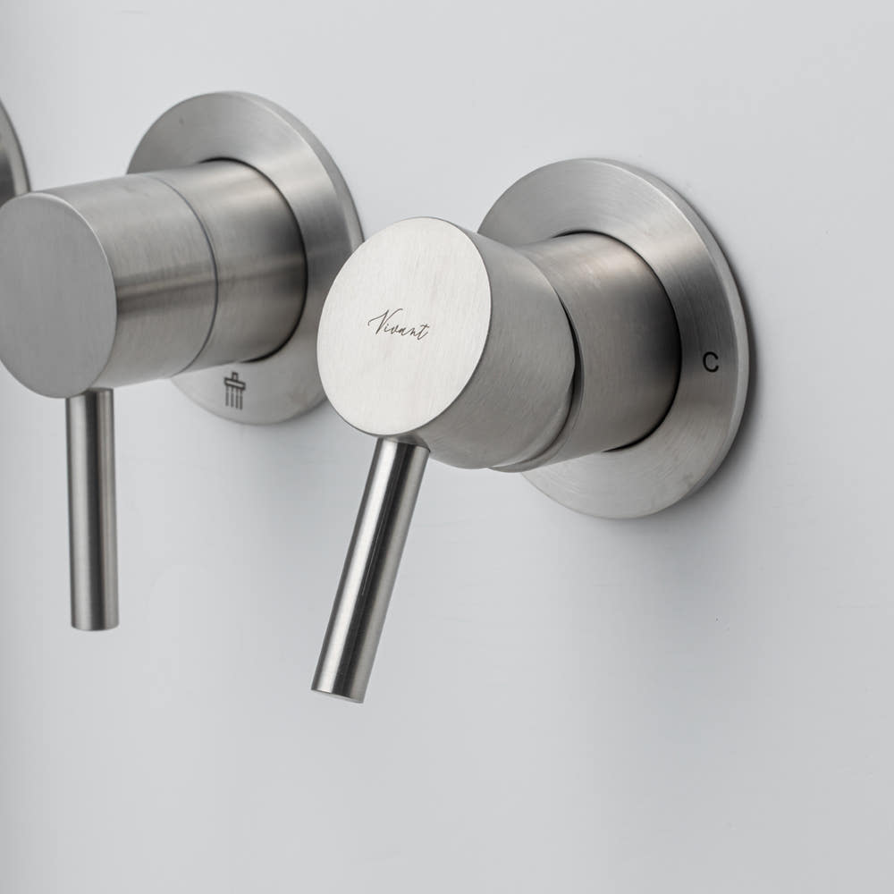 비반트 스텐 매립 해바라기 샤워기 샤워 수전 욕실 레인 무광 니켈 S-PA4001 MS